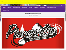 Tablet Screenshot of pgsasoftball.org
